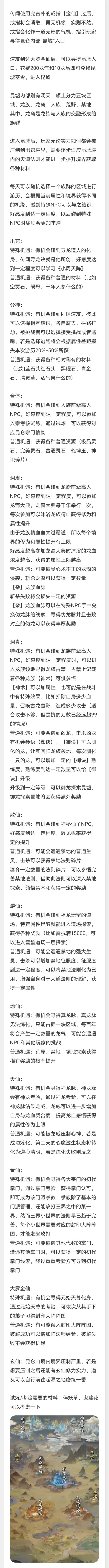 鬼佬的坑我来填之----昆仑昆墟玩法截图