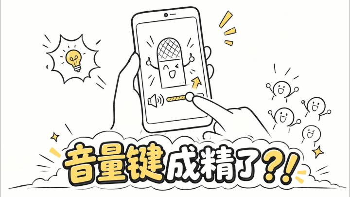 一个音量键,居然能整出这么多玩法?!截图