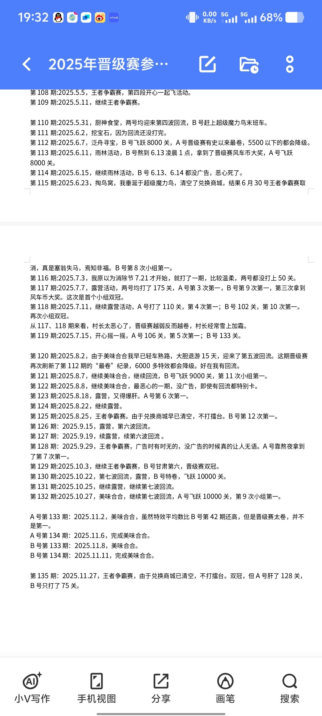 2025年开心消消乐参与情况 2