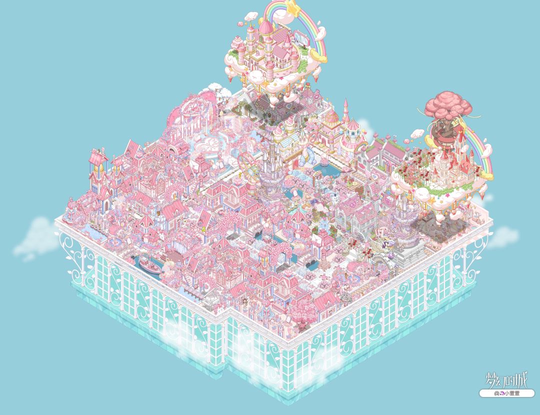 梦幻的城家园布局 2