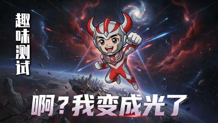 测出贝里亚代表性格很坏吗?《啊?我变成光了》测出你的宇宙人设截图