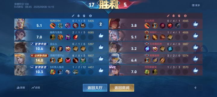 上把必输局,这把直接人机局截图