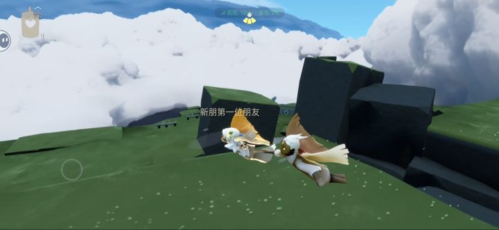 不懂就问,这是NPC还是玩家,怎么拉着我到处跑。截图