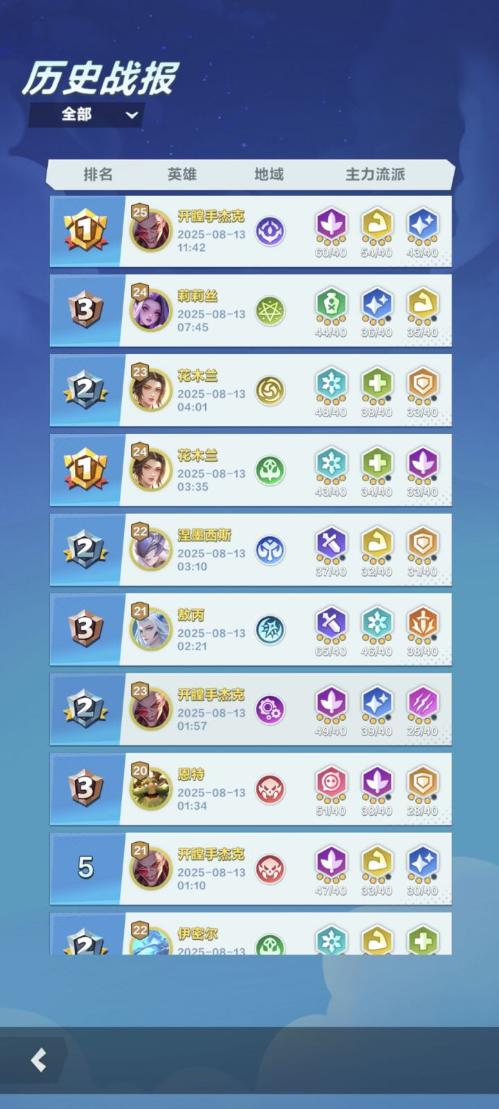 大师局好起来了!截图