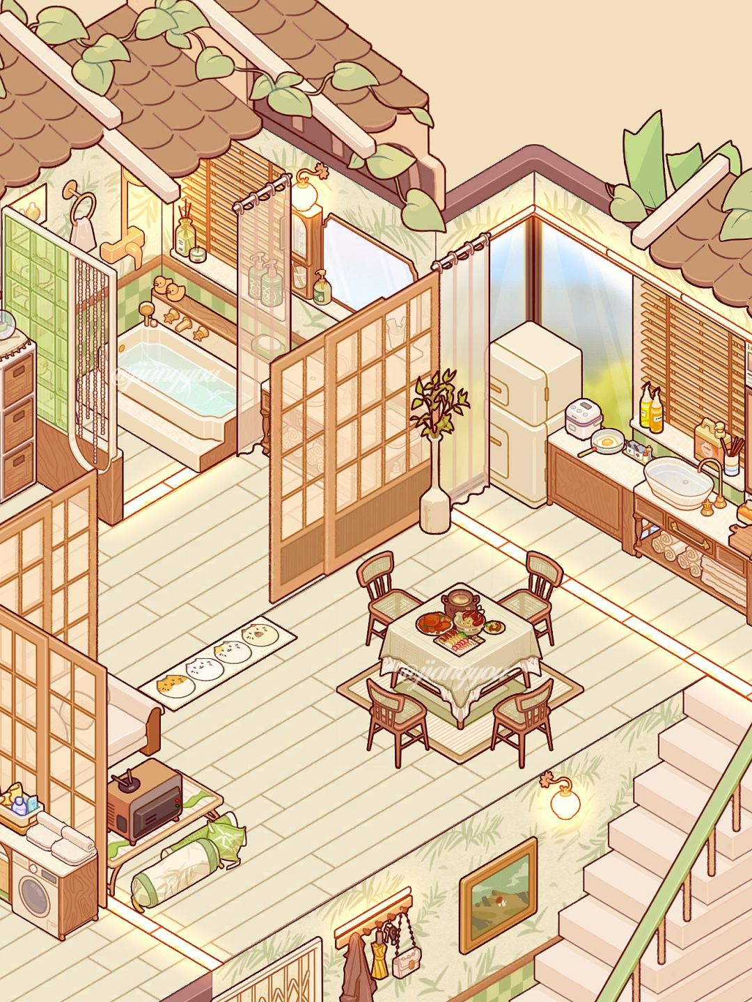 复式小屋·北欧中古🌿(附全景图) 3