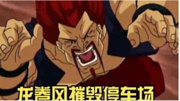 拯救浪人的阿格尼发动了技能：龙卷风摧毁停车场