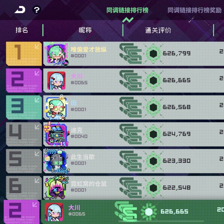 纪念同调第二名体验卡截图