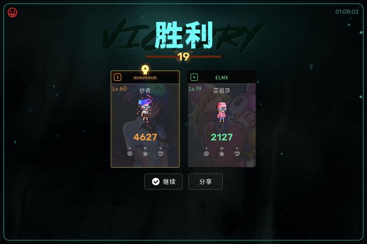 纪念第一把最高难度通关,感谢房主大佬带飞截图