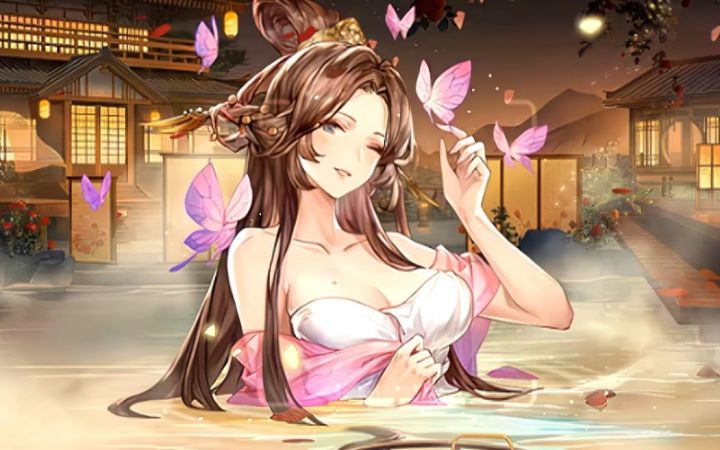 【卡牌必玩】这就是强者的世界吗,三国女将一起泡澡 三国高颜值卡牌手游截图