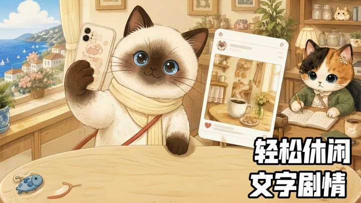 轻松休闲,文字剧情,《猫猫镇日常》太治愈了截图