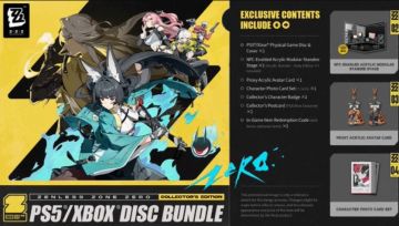 《绝区零》PS5/Xbox实体收藏版公布，附赠豪华周边