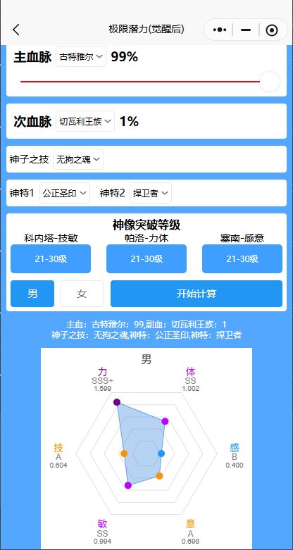 打算放开血脉占比-能生出来就靠自己本身咯 1