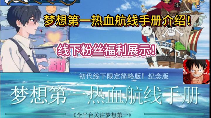 梦想第一热血航线手册介绍!线下粉丝福利展示!梦想独家航线纪念手册实体版!不断完善做成可翻阅的攻略献给粉丝!初版献给武汉面对面的线下粉丝!【航海王热血航线】截图