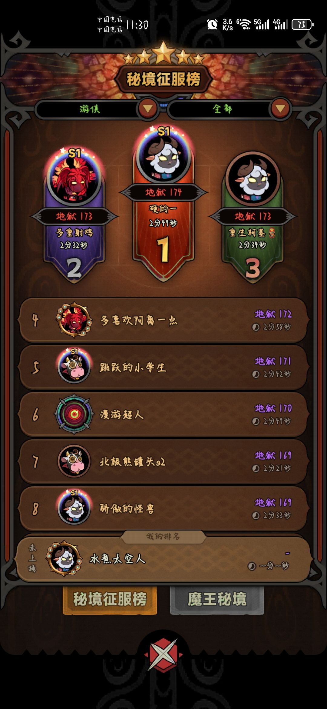 职业平衡做的是真差 1