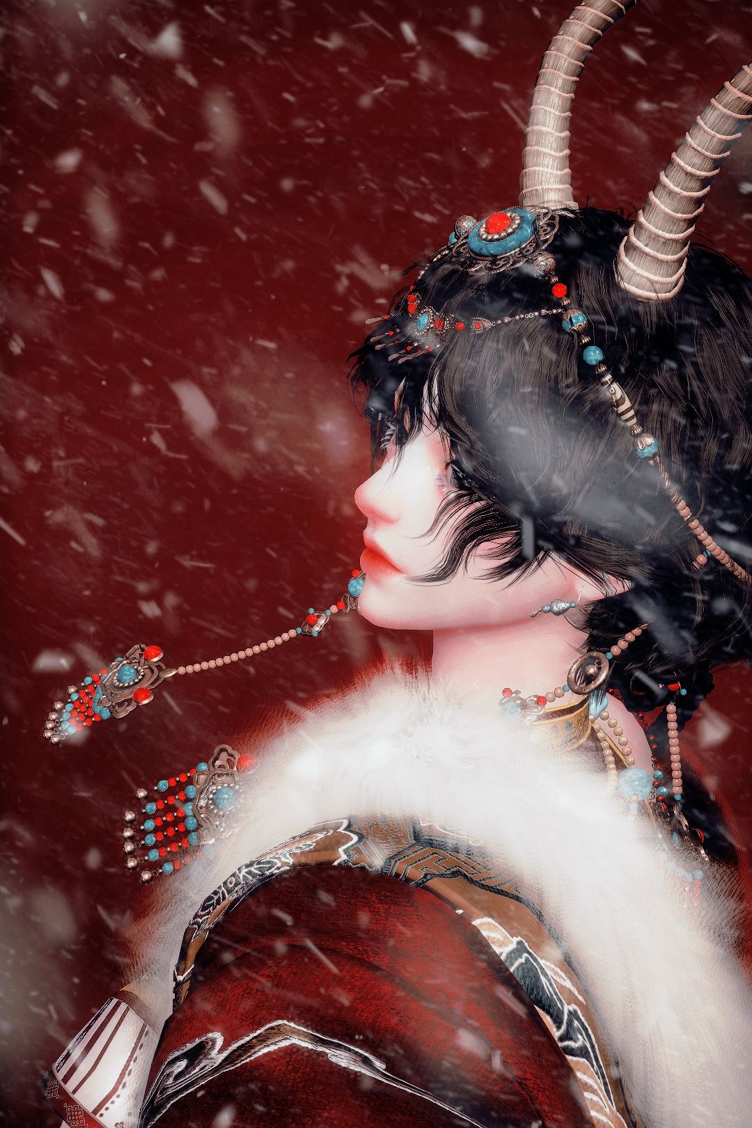 【弥山见雪】 1