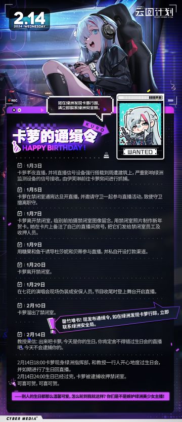 【生日祝福】卡萝生日快乐！另外——