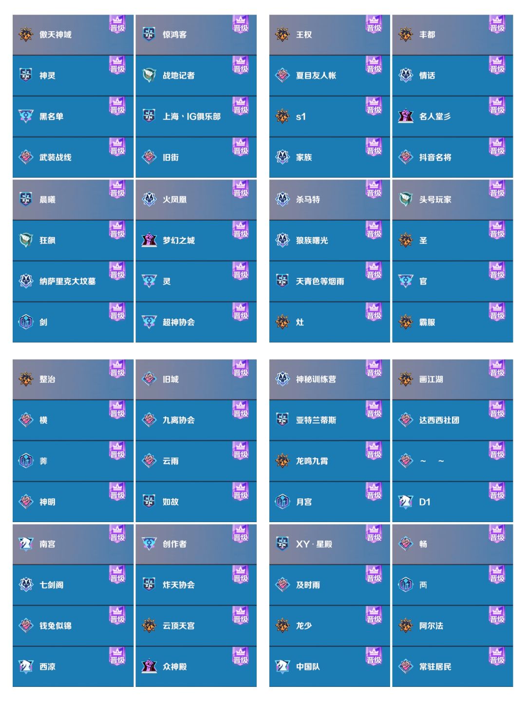 S1 协会联赛 64强 1