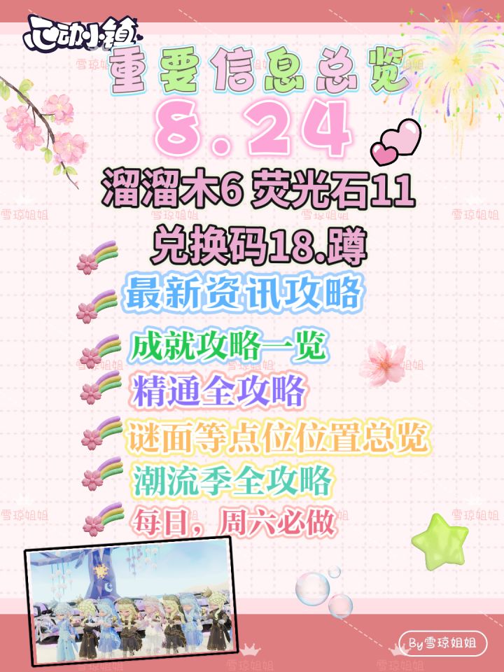 8.24 硬核信息总览攻略合集截图