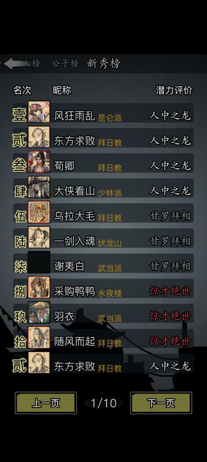 解锁成就,人中之龙截图