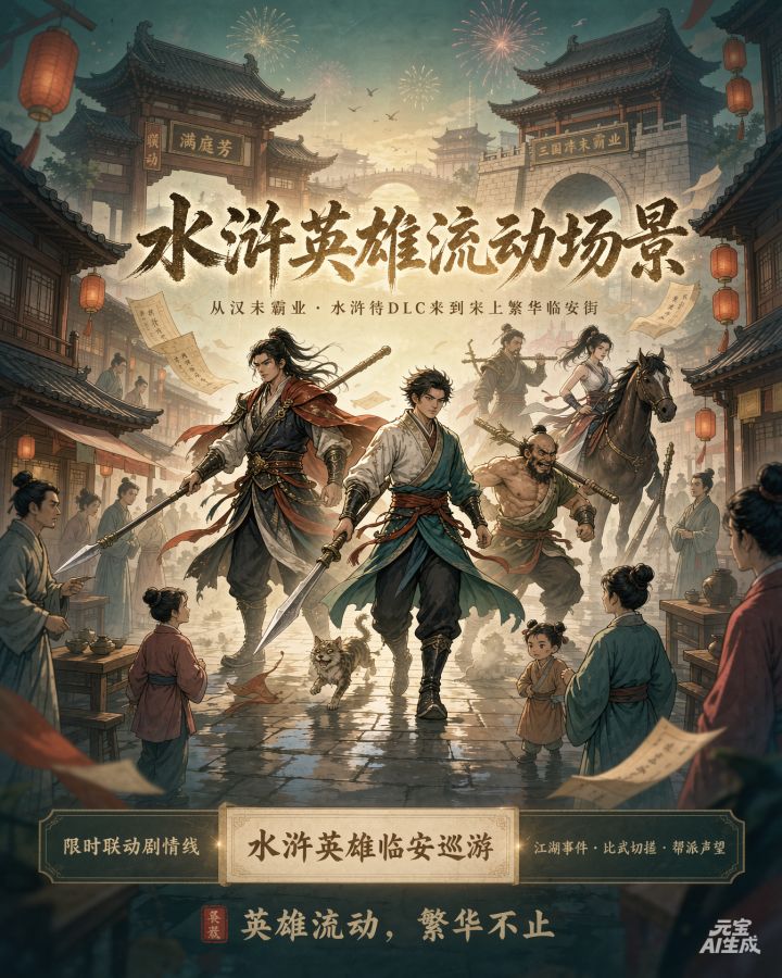 满庭芳宋上繁华和三国志汉末霸业联动截图