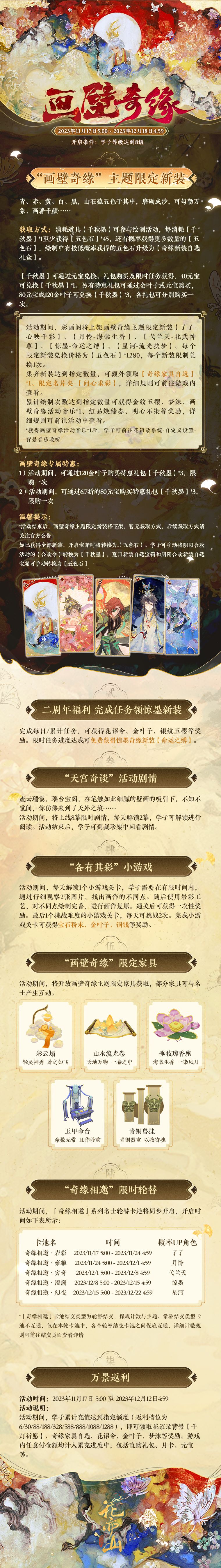花亦山二周年│ “画壁奇缘”活动开启预告 1