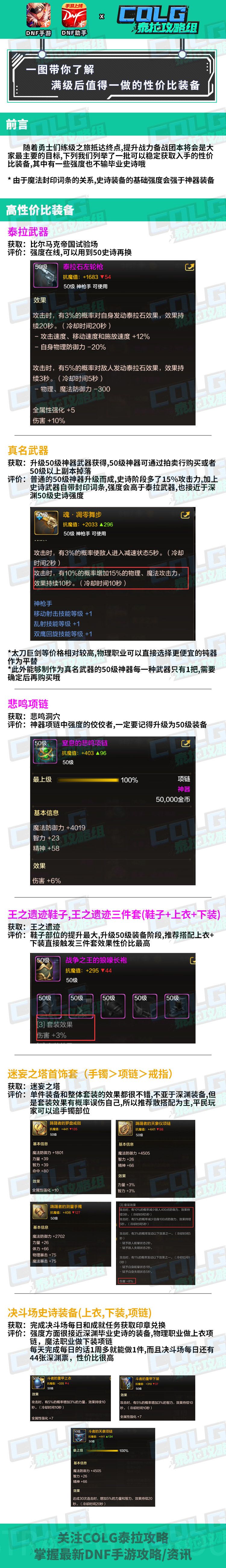 【攻略：装备制作】稳定获取还很强力！盘点值得一做的性价比装备截图