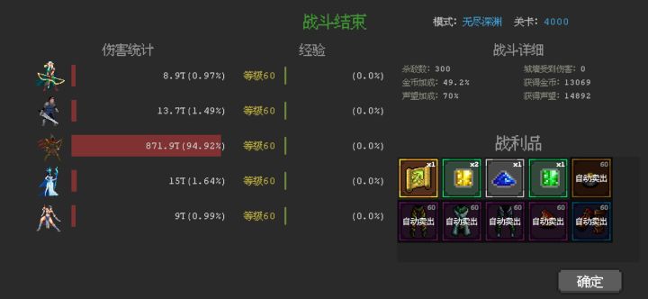 神鹰40天3转无尽4000层打卡截图