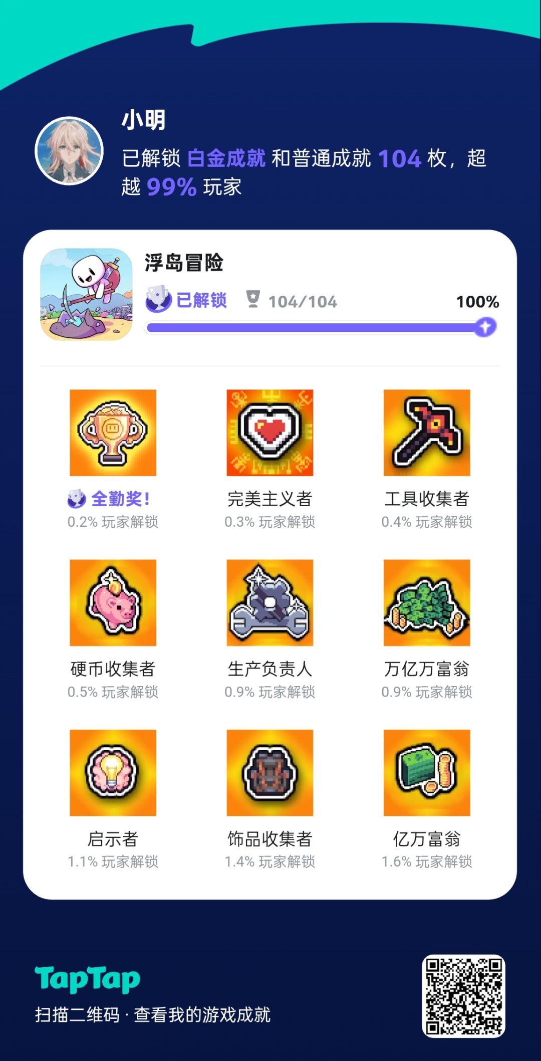 终于全成就了! 1