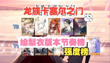 龙族卡塞尔之门 绘梨衣版本角色强度榜 节奏榜