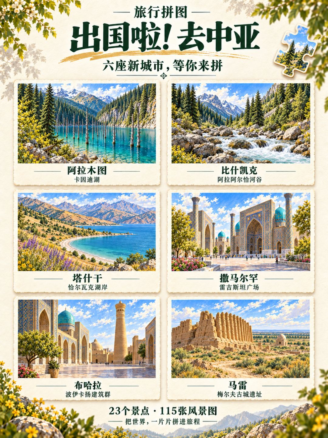 《旅行拼图》出国啦!下一站,一起去中亚 2