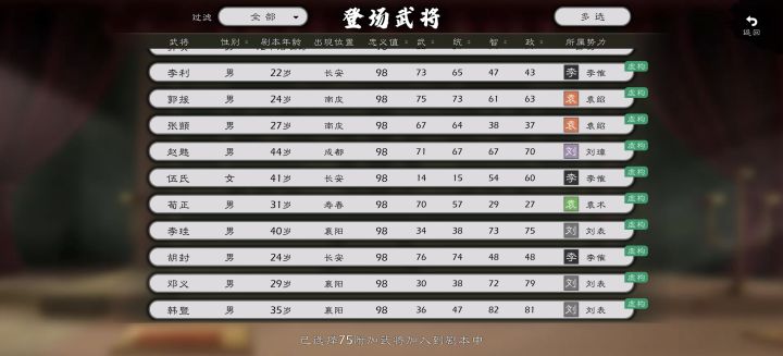 自己搓了一些人物参考了中华三国志汉末霸业截图