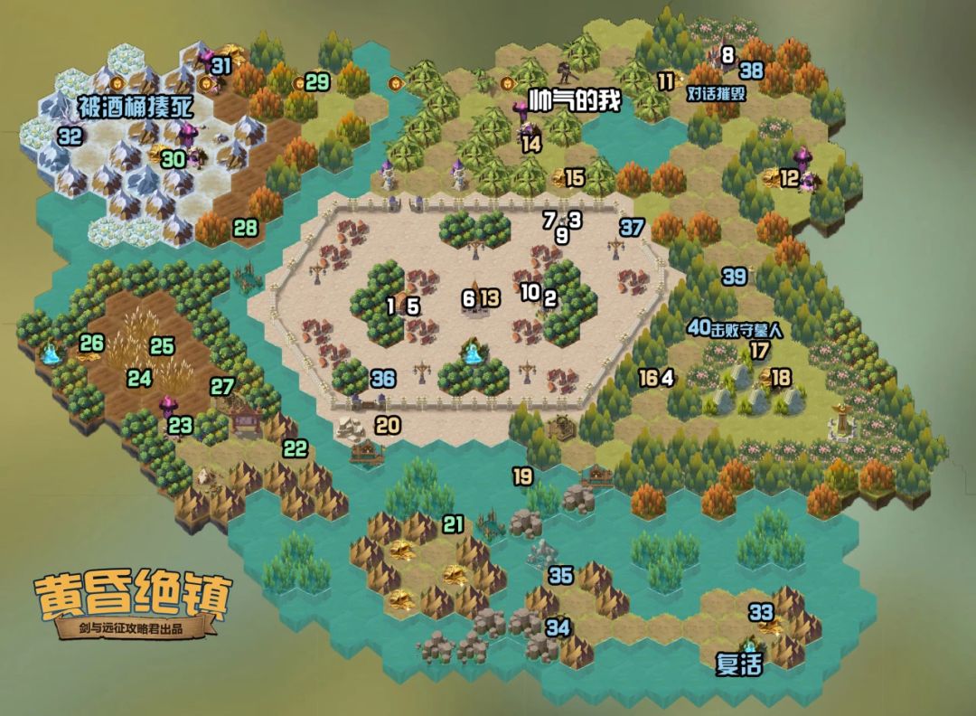 【攻略君】奇境探险 黄昏绝镇 懒人图 1