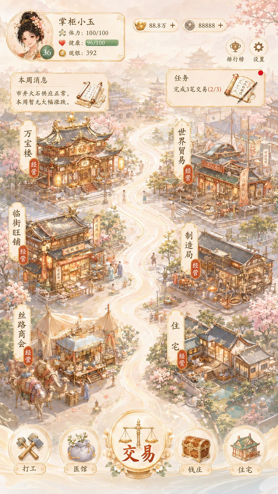 古风模拟经营,这些系统够不够 2