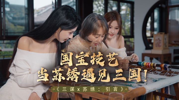 三谋x苏绣非遗联动 | 引言篇:用苏绣打开大小乔截图
