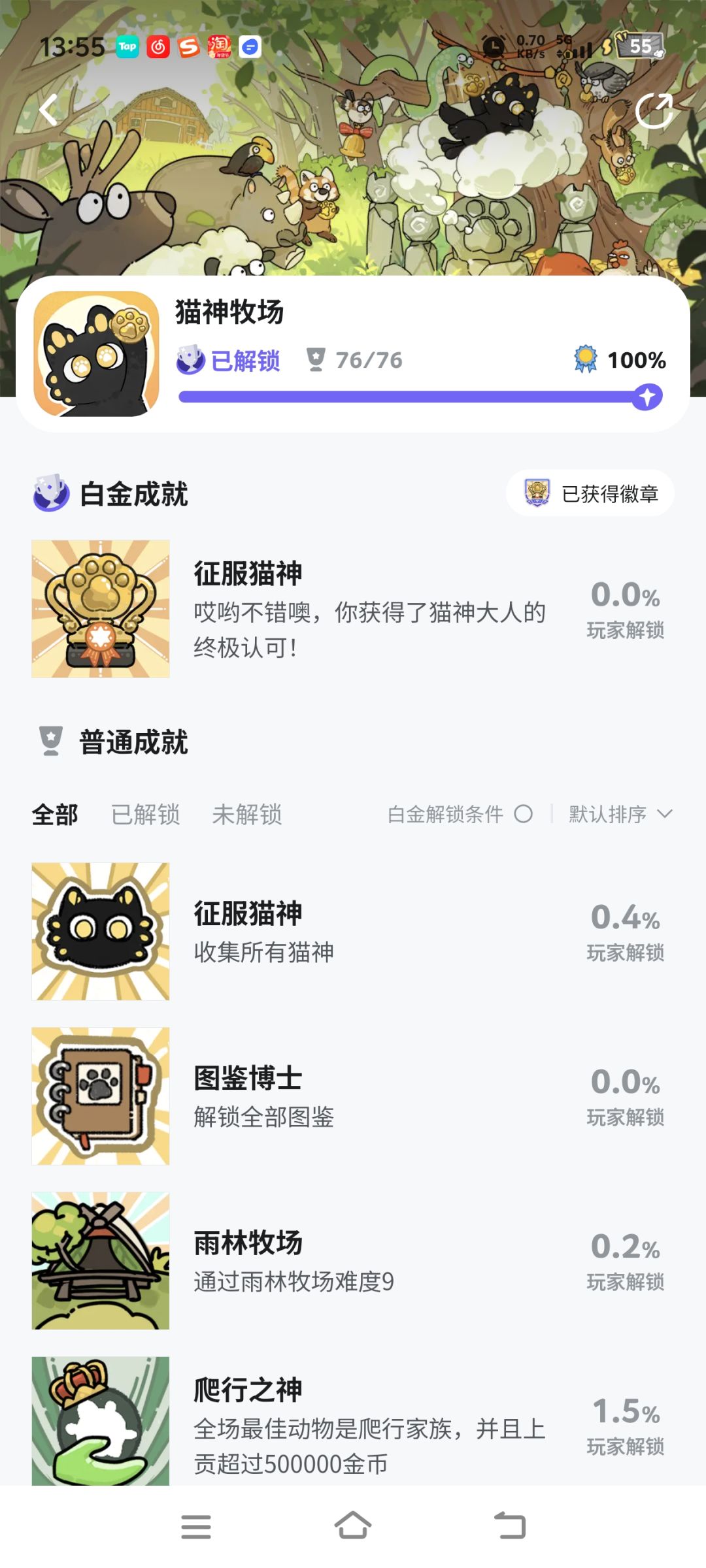 全成就 完毕٩(•̤̀ᵕ•̤́๑)ᵒᵏᵎᵎᵎᵎ 1