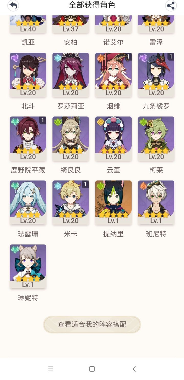 萌新的夜兰截图