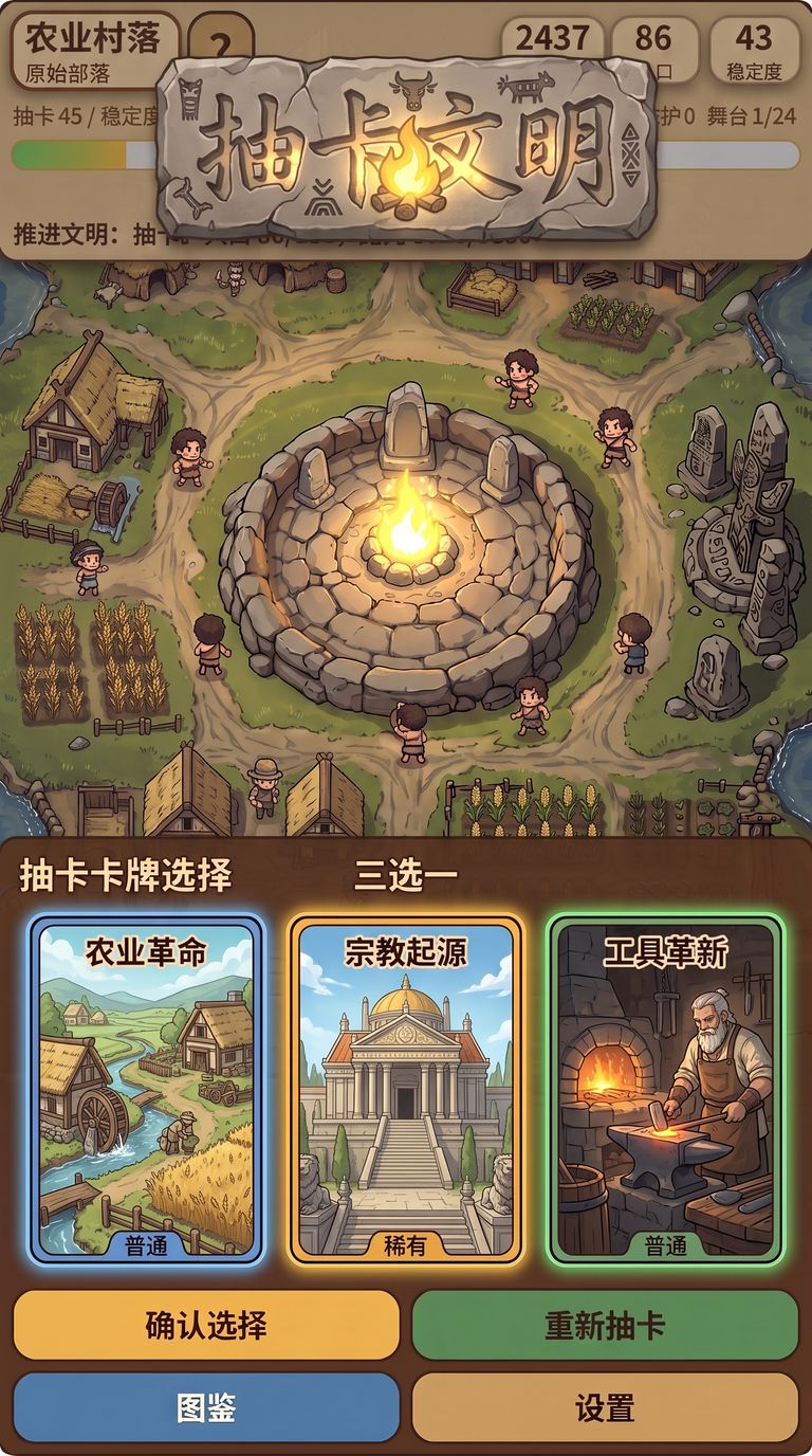 【游戏上新】抽卡文明 3