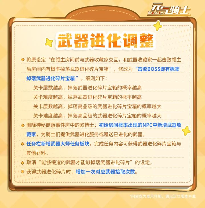 冷知识:集齐元气弹发射器进化碎片即可直接进化元气弹发射器并解锁该武器锻造资格,无需兑换元气弹发射器蓝图。省4000活动币截图