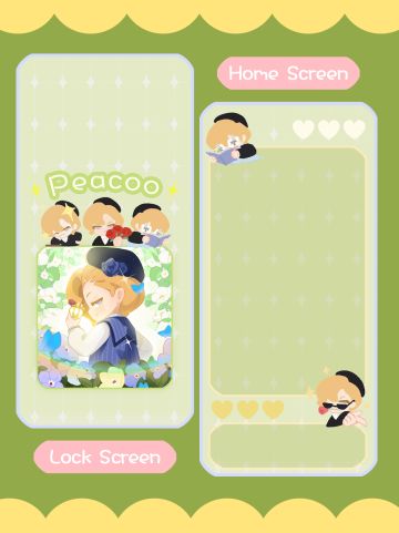 【花花音画】信心点满！清爽甜瓜系Peacoo壁纸来袭