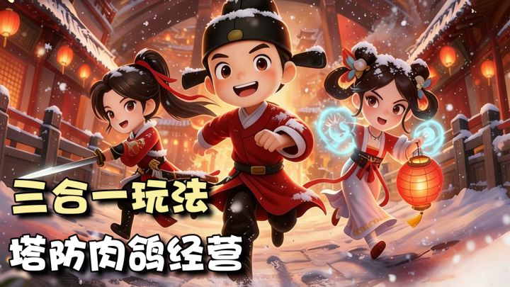 白天种田晚上守城!塔防肉鸽经营三合一,上线还送一千抽截图