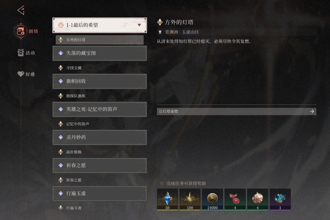 主线等级 2
