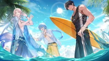 手机&电脑壁纸丨初夏！黄金沙滩与水上乐园