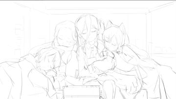 就算没有人看也会画完的女儿图