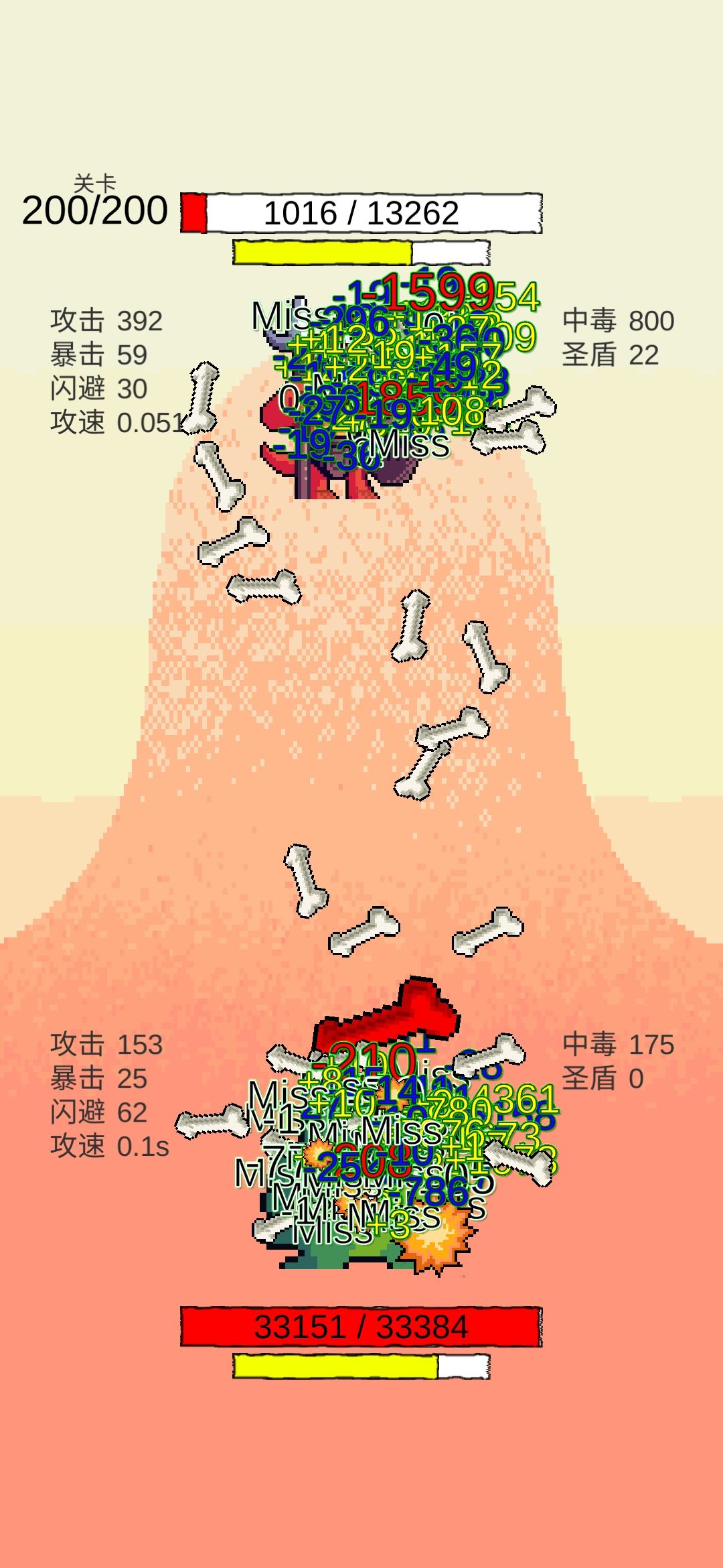 中毒回血，攻击力转血，血转攻击力，中间穿插加攻击力和加血。反正核心就是毒buff和毒回血，攻击力和血量。其他的看情况拿。
大概六七十关就成血牛➕绝命毒师。截图