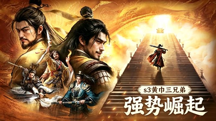 不种田不铺路!S3黄巾三兄弟雷劫炸场,这才是SLG该有的痛快!截图