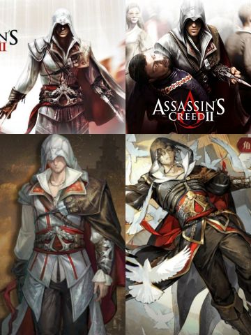 刺客信条联动角色形象和原作角色形象对比