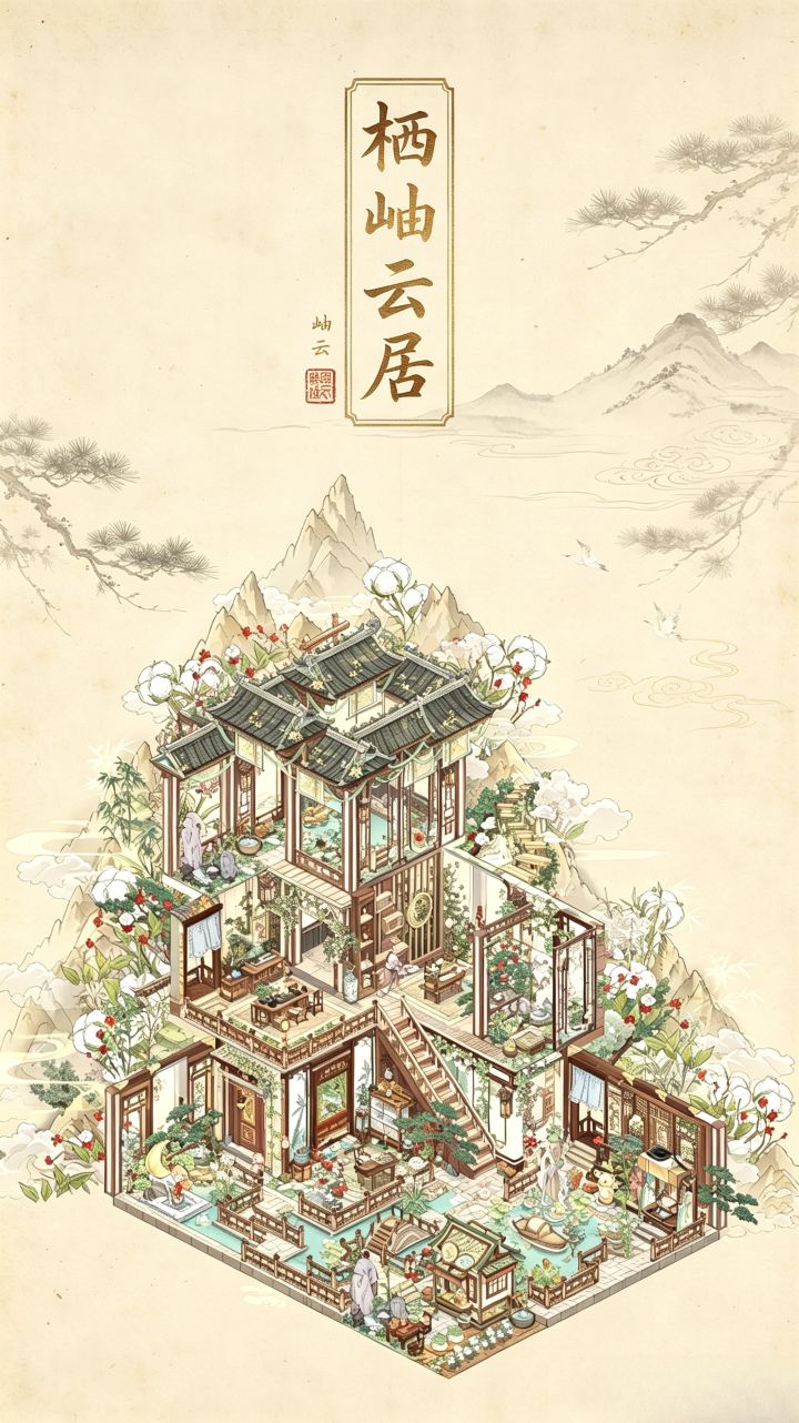 第二次搓古风建筑【适合清修的禁欲系阁楼】截图