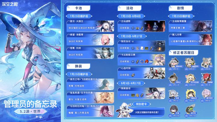 【快讯】多款换装探测与周年庆活动密集登场截图