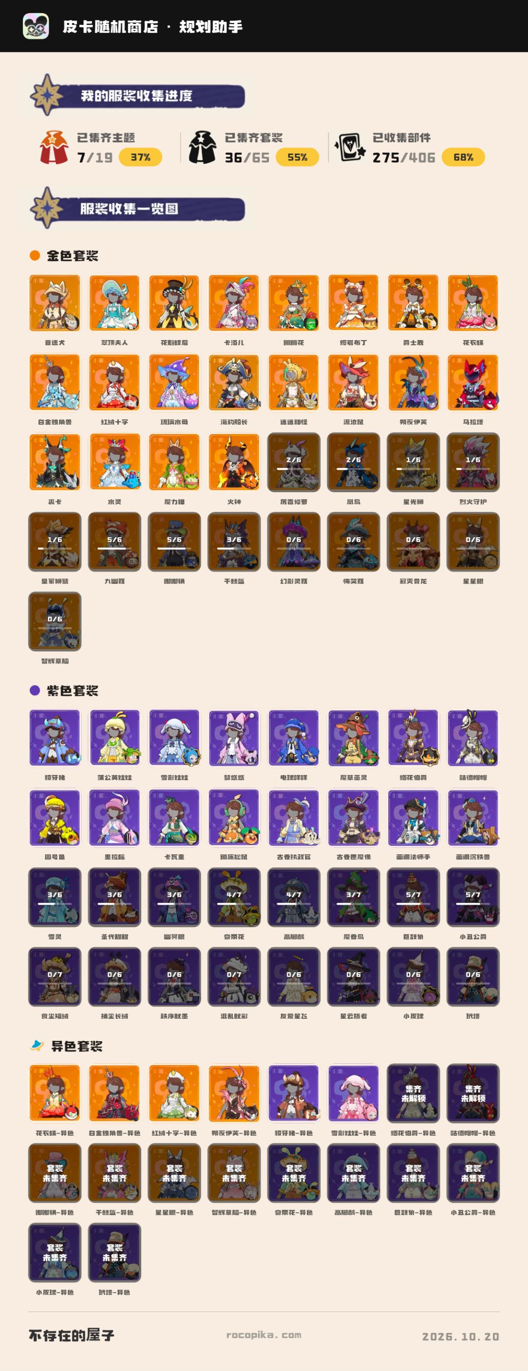 衣服收集进度过半了,还有很长路要走 1