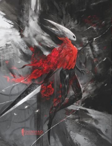 魂系画师神作！Shimhaq为《空洞骑士》创作的史诗级插画
